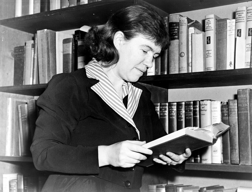 Portrait of anthropologist Margaret Mead