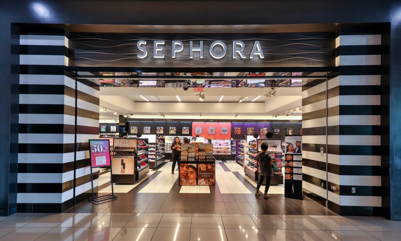 Inside a Sephora store